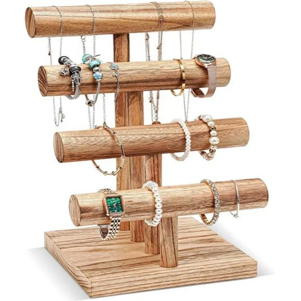 Bracelet Holder Display Bracelet Organizer, Wooden Bracelet Stand